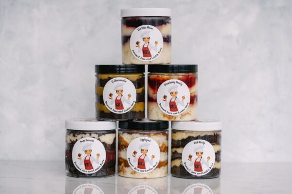 6 Pack Dessert Jars